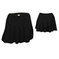 Women's 100% Polyester Pleated Skirt
